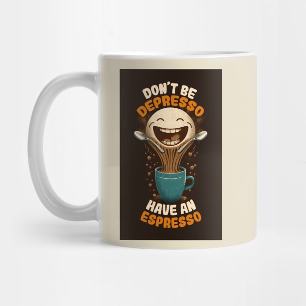 Don't Be Depresso Have An Espresso by JigglePeek